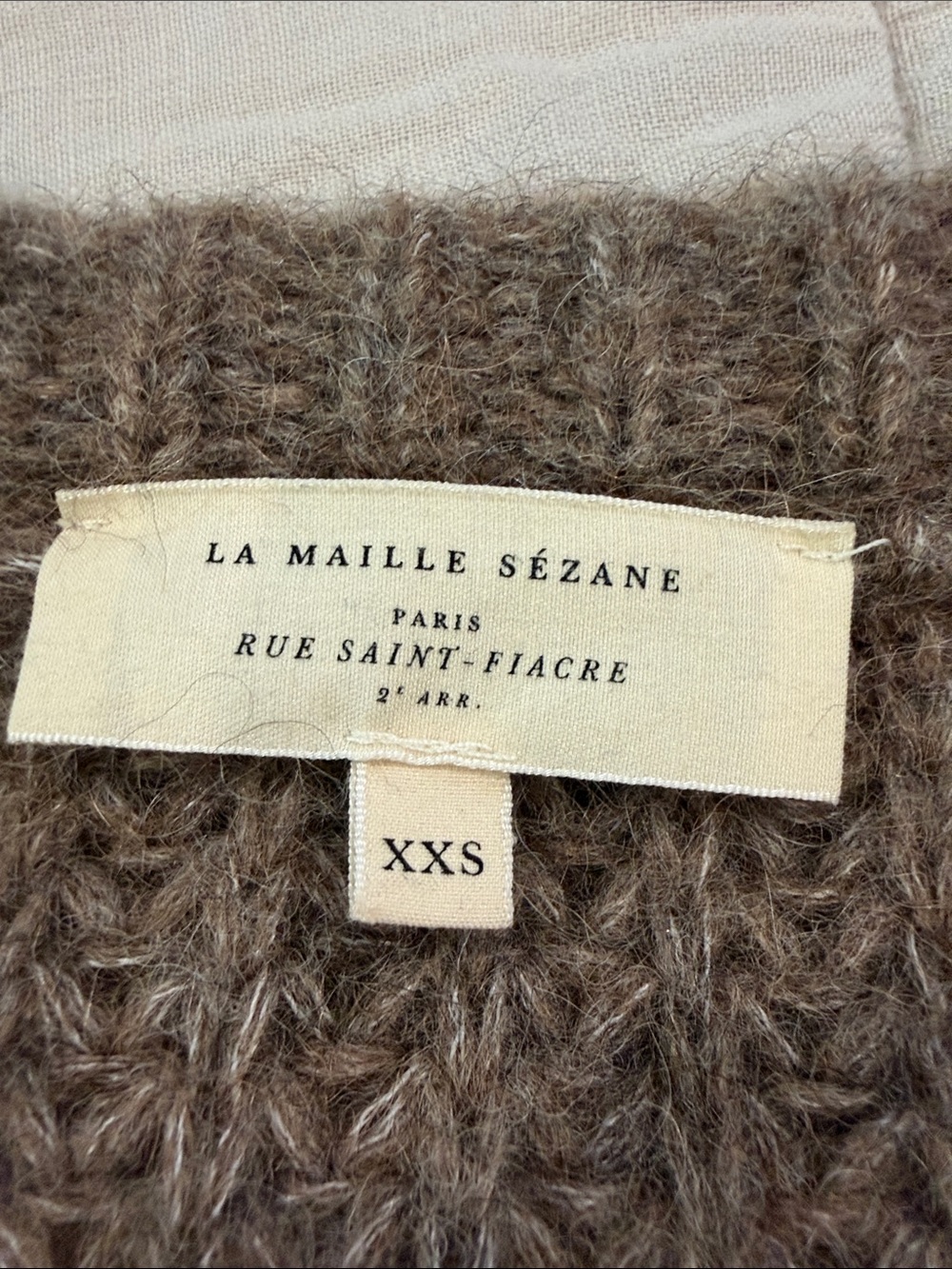 Cozy Chunky Knit Button-Front Cardigan - Taupe - Picture 3 of 3